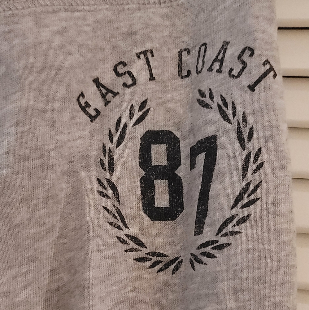 Aeropostale - Grey & Black 87 East Coast Athletic Loungewear Sweatpants - Picture 2 of 6